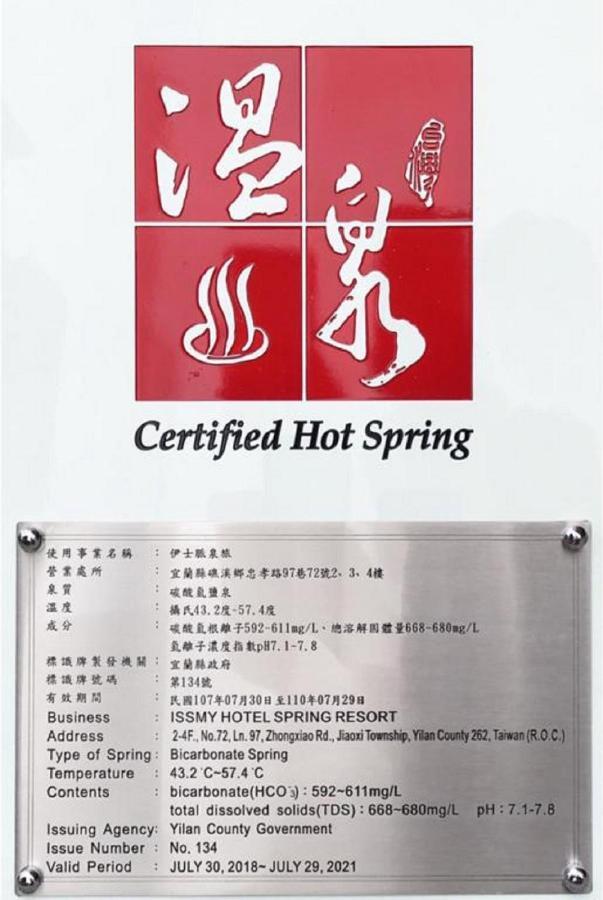 Issmy Hotel Spring Resort Jiaoxi Exterior foto